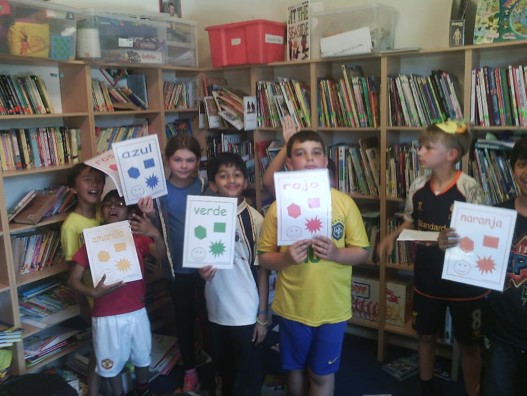 Spanish Lessons with colours